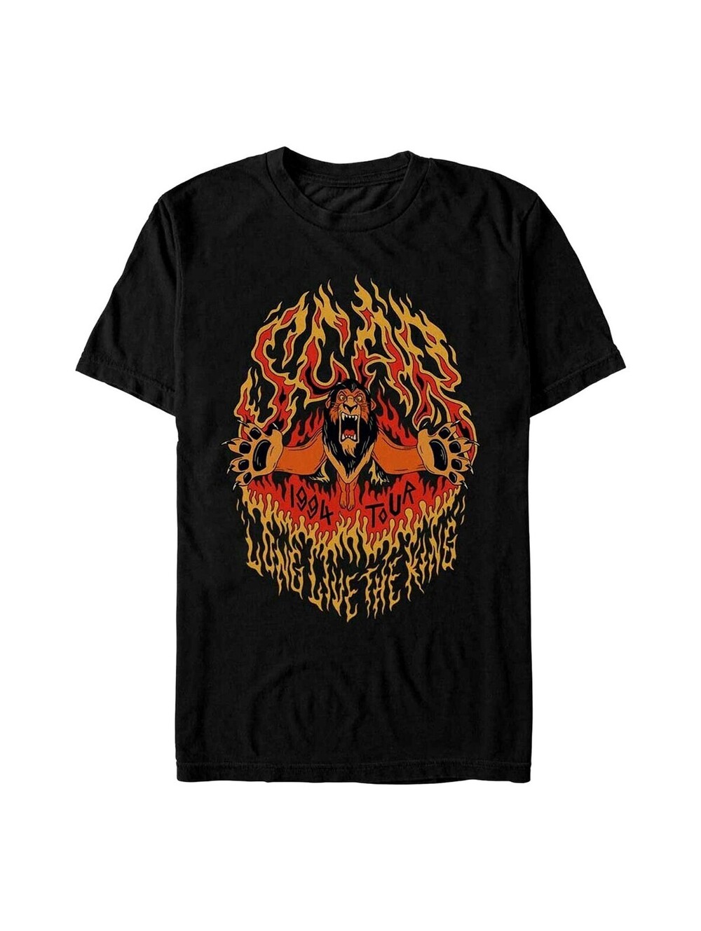 WALT DISNEY THE LION KING SCAR 1994 TOUR SHORT SLEEVE SHIRT SIZE - M